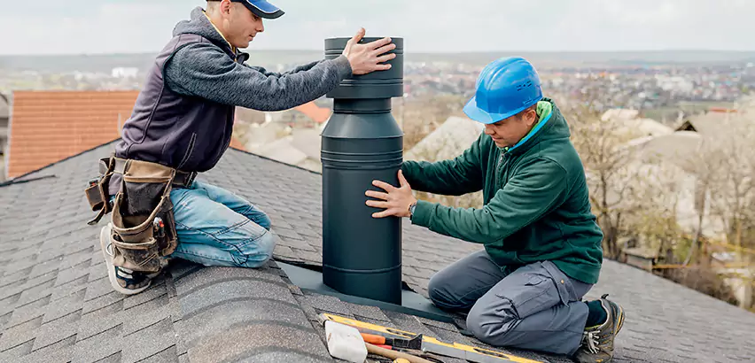 Chimney Flashing Replacement for Storm Damage in Buffalo Grove