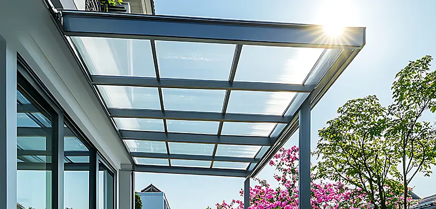 Glass Patio Roof Installation in Buffalo Grove